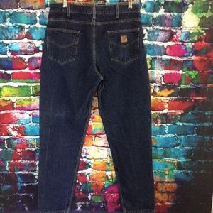 Carhartt Denim Jeans Relaxed Fit Size 38 × 34  B17 HDK